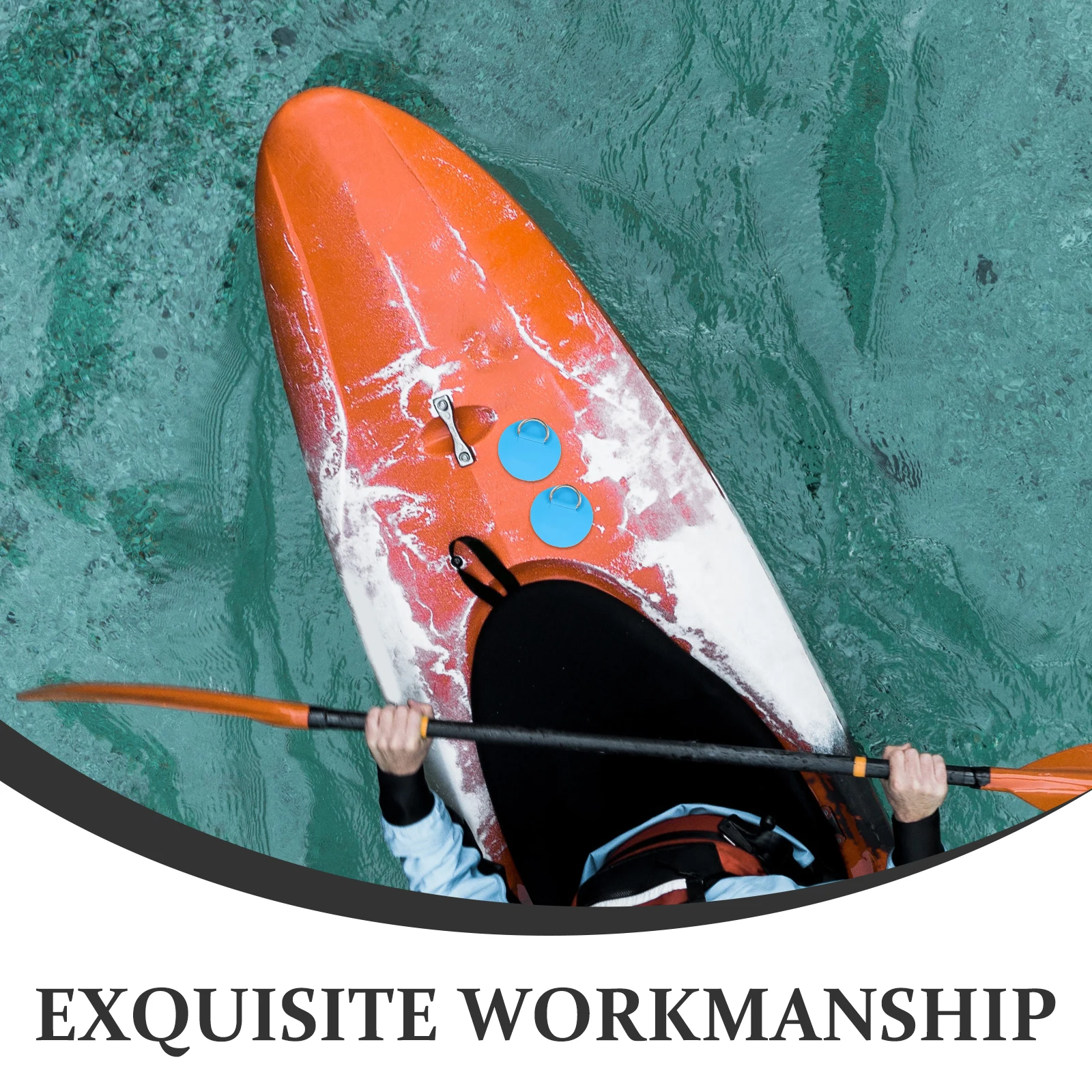 6 قطعة كاياك D حلقة التصحيح الأزرق الثقيلة مشبك تصميم ل Paddleboard كاياك الصيد اكسسوارات نفخ مجداف مجلس كليب #5