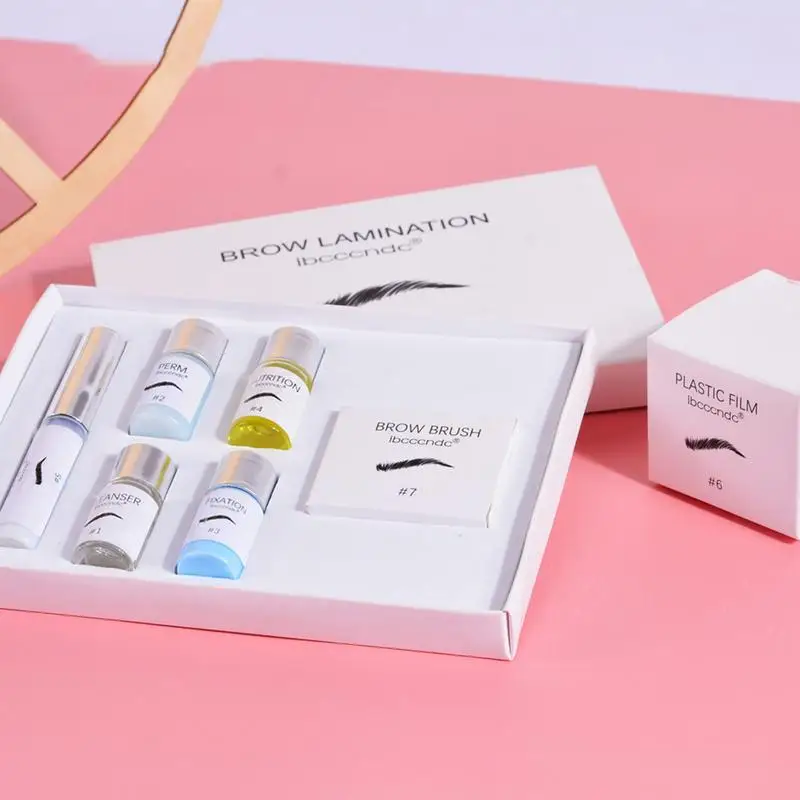 Kit de laminación de cejas profesional, herramienta de belleza semipermanente para salón en casa instantáneo