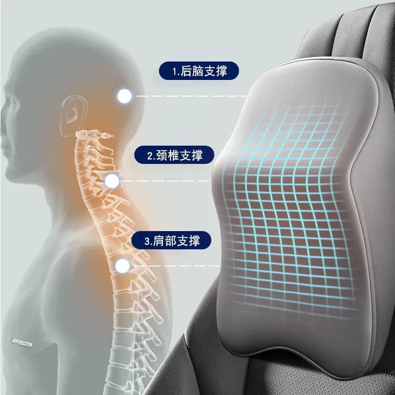 Car headrest Main driver seat High-end pair of neck pillows