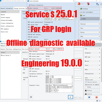 Remote Download Install Software for New Odis Service S 25.0.1 Odis E Engineering 19.0.0 Supports GRP Login Support 6154A WIN10