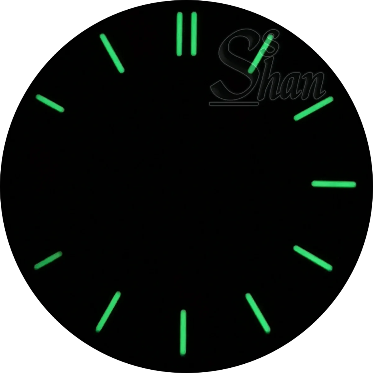 Nh38 29mm mostrador de relógio branco preto azul verde mostrador de relógio para movimento nh38 peças de reposição de quadros de relógio