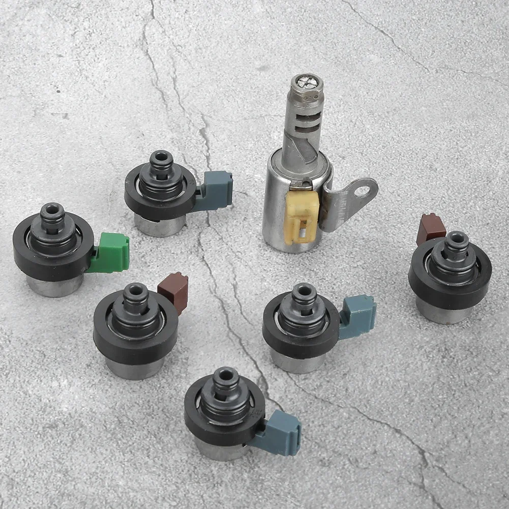 7Pcs/Set Automatic Transmission Shift Solenoid 31705AA440 31705AA441 31705AA4419L 4EAT for Subaru Forester for Outback 2001-2010