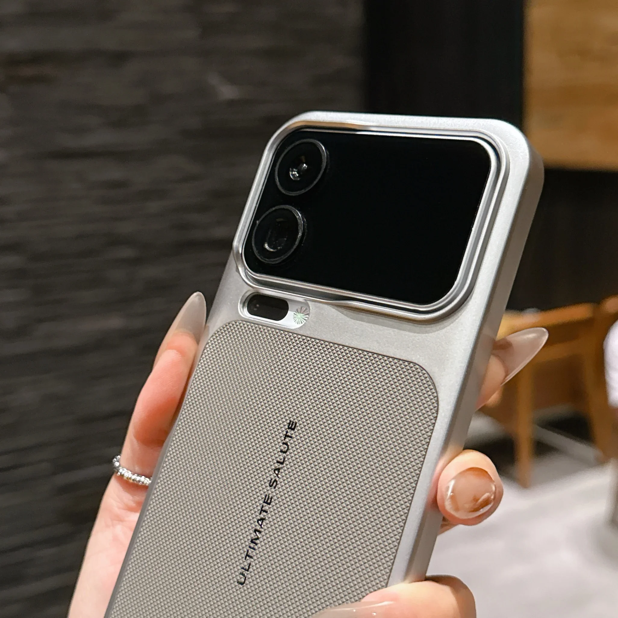 نمط الماس المفصلي 360 ° حافظة هاتف ملفوفة بالكامل لهاتف Xiaomi 17 Pro Max غطاء خلفي واقٍ مقاوم للصدمات ومضاد للسقوط #6