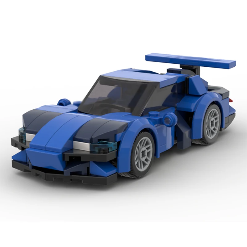 City Car Model MOC Building Bricks A11S Small Compact Sports Car Modular Technology Children Holiday Gifts Assemble Toys Suit