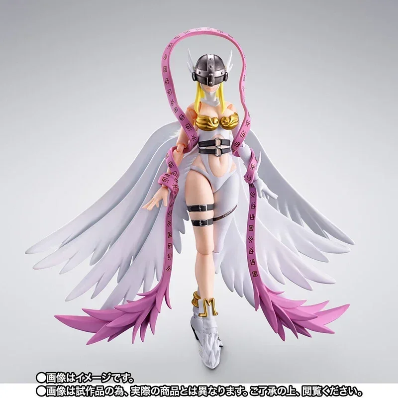 In Stock Bandai SHFiguarts Digimon Anime Model ANGEWOMON Action Figure THE ROBOT SPIRITS Plastic Assembly Model Toys