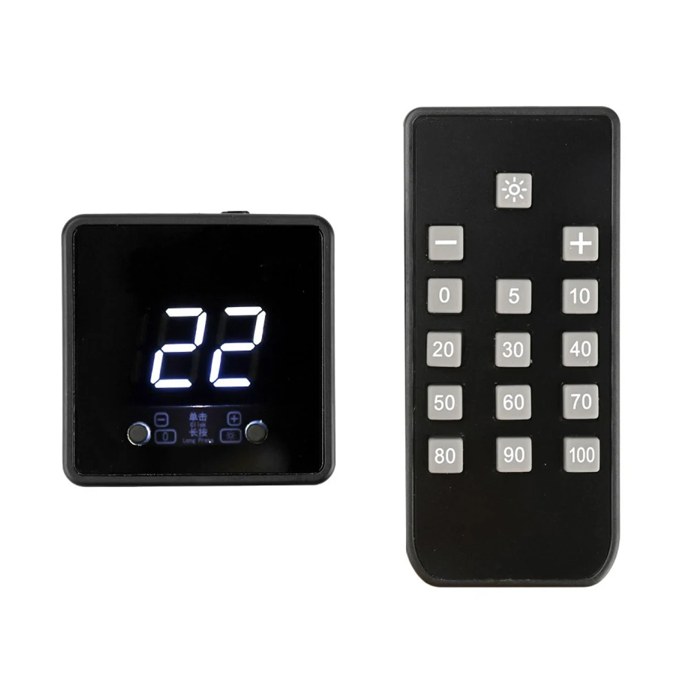 DC5/12/24V 4Pin Fan PWM Speed Controller Digital Display Speed Regulator with Remote Control Speed Gonvernor for DIY PC Cooling