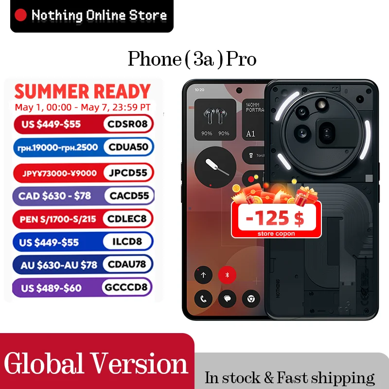 NEW Phone ( 3a ) Pro 6.77 AMOLED Bluetooth 5.4 Snapdragon 7s Gen 3 5G Main camera 50MP  12GB 256GB