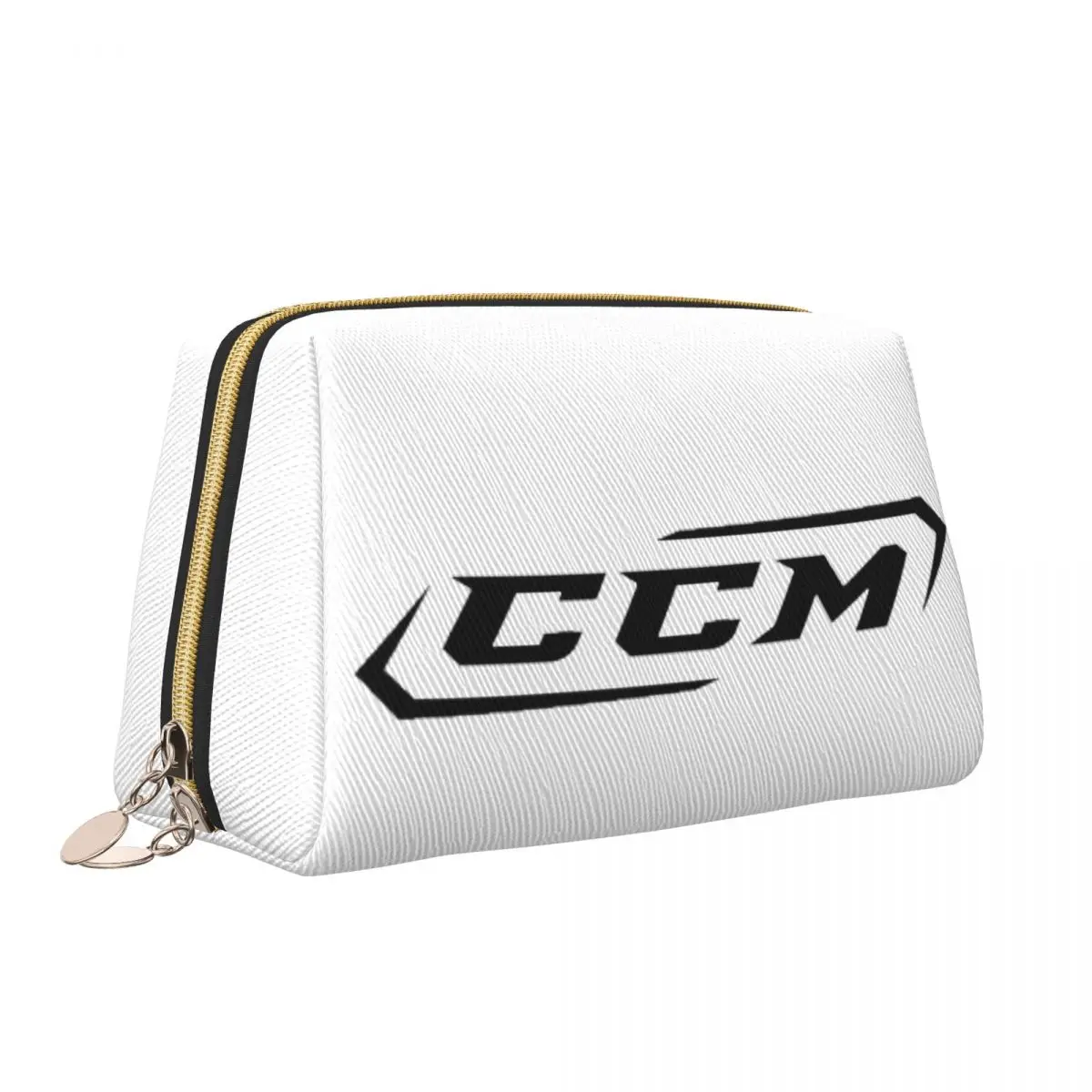 CCM Canada Logo Hockey Cosmetic Bag Women Kawaii Big Capacity Makeup Case Beauty Storage Toiletry Bags