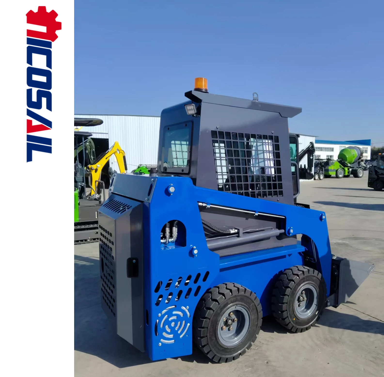 

Мини-погрузчик с двигателем, компактный колесный погрузчик грузоподъемностью 1000 кг, гарантия 2 года