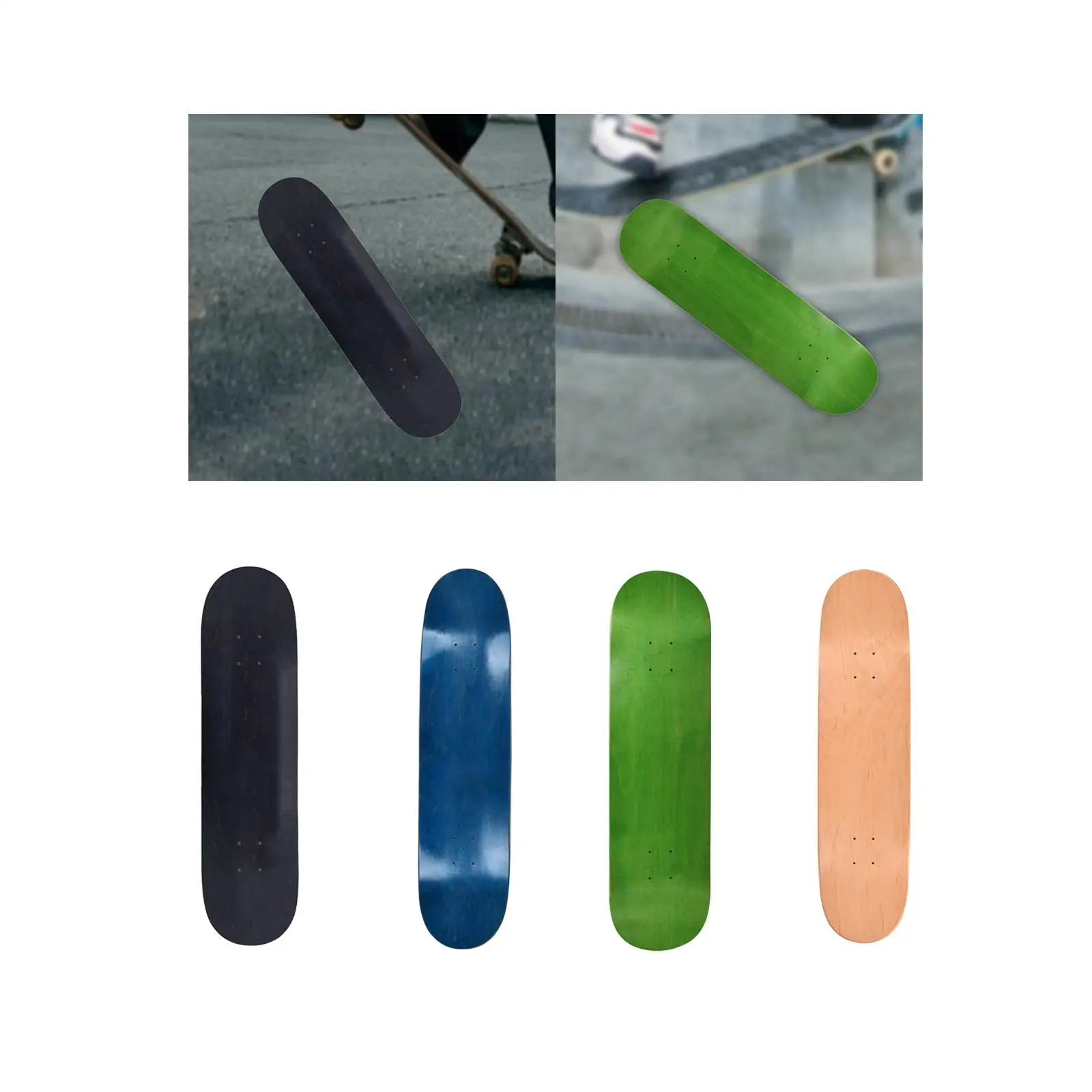 

Пустая палуба для скейтборда, скейтборд с двойным хвостом для художественной живописи, легкие палубы