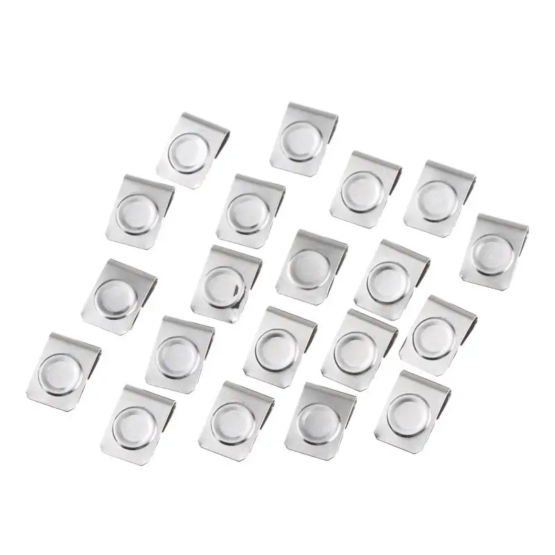Positive Battery Contact Replacement Buttons 20 Pcs Pressure Type Fit A AA CR2 Batteries for Small Electronic Device Repair