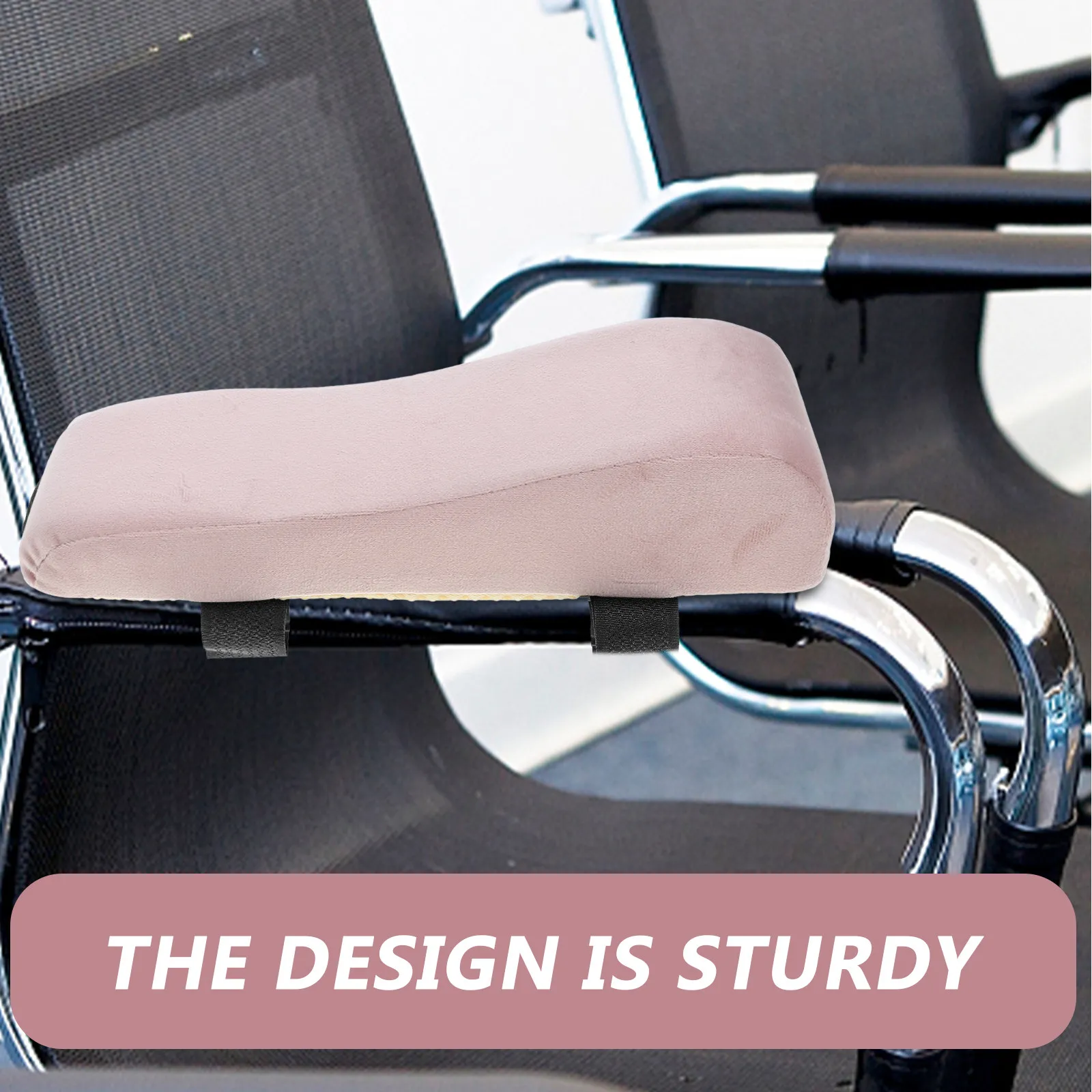 

2Pcs Adjustable Armrest Cushions Breathable Elbow Pads for Desk Chair Improved Posture Support Long Sitting Comfort Office Chair