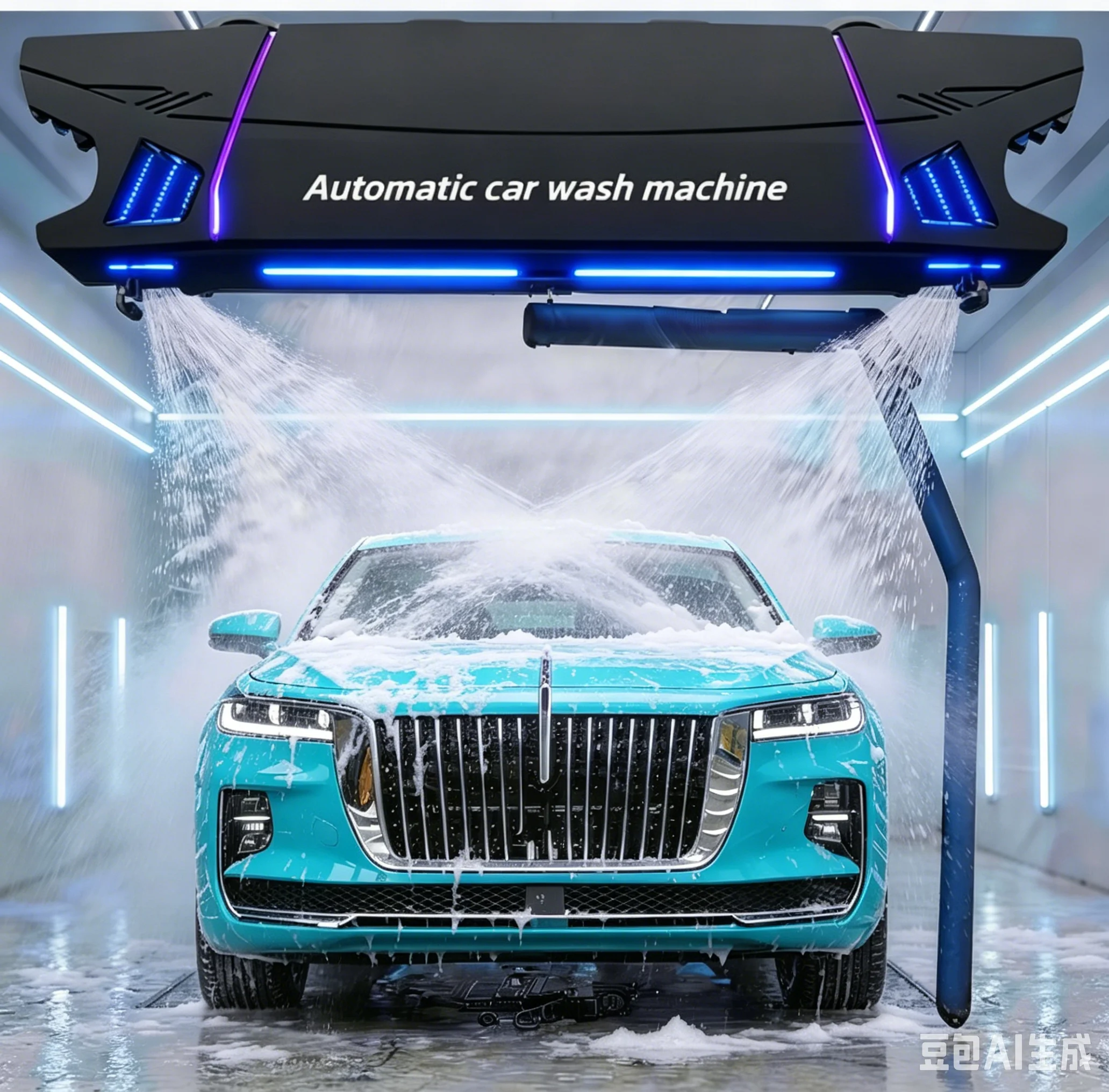 High QualityPLC Control Automatic Touchless Carwash Automatic Car Wash Machine