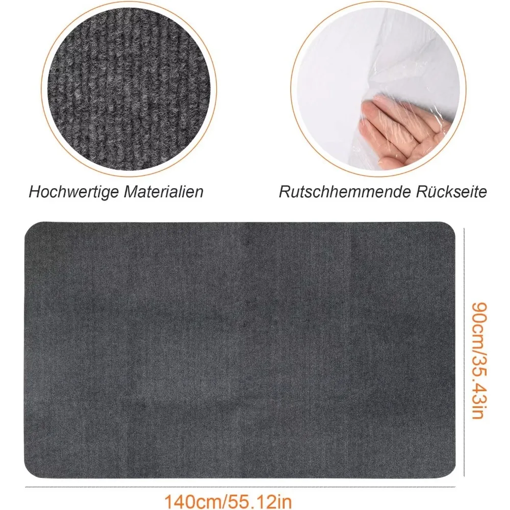 

Anti Slip Underlay Desk Chair Multi-purpose Floor Protection Floor Mat Bedroom Living Room Bedside Area Rug Soft Washable Carpet