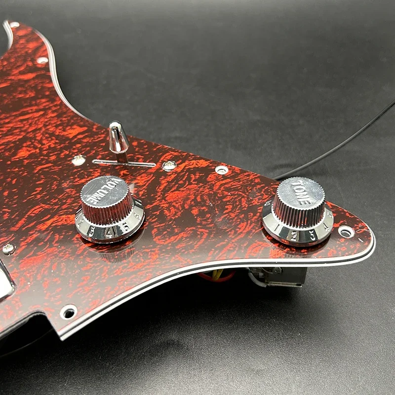 Two Push-Pull Coil Splitting Pickguard Prewired ST HH Guitar Loaded Pickguard 7.5K/15K Guitar Parts