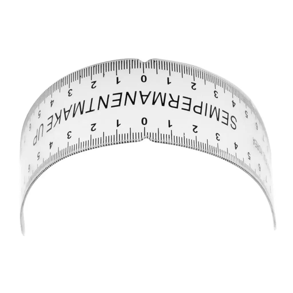 Eyebrow Mapping Ruler Durable Brow Measurement Tool Eyebrow Grooming Stencil Cosmetics Accessories for Artists