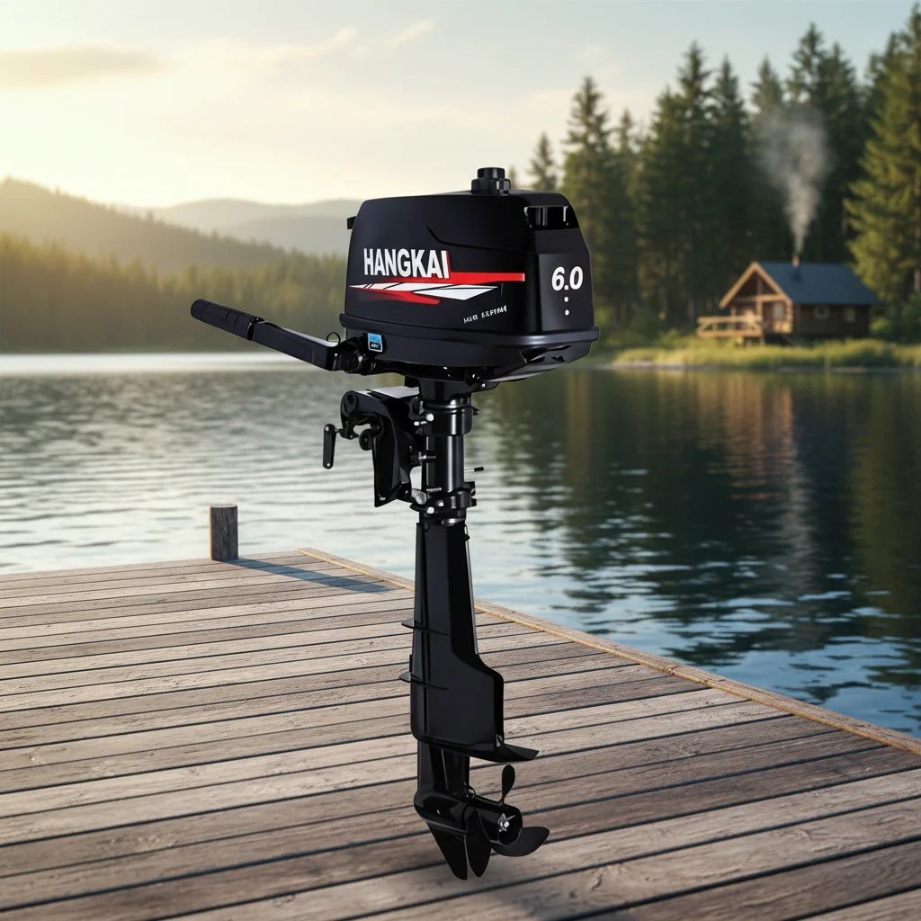 

Hangkai Outboard Motor Two-stroke 6.0 Horsepower Long Shaft Water-Cooled