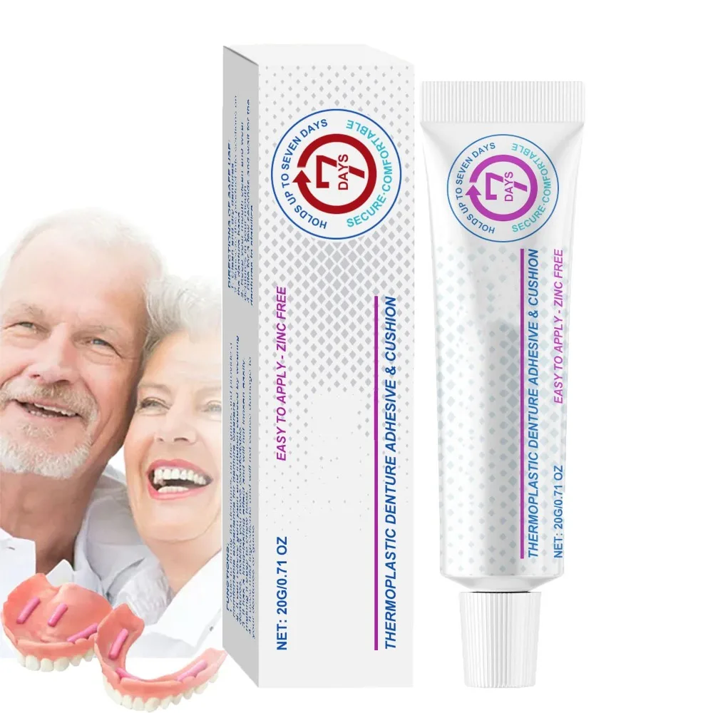 

Seamless Fit Denture Adhesive Comfortable Oral Health Care Denture Fixation Adhesive Reusable Thermoplastic Denture Adhesive