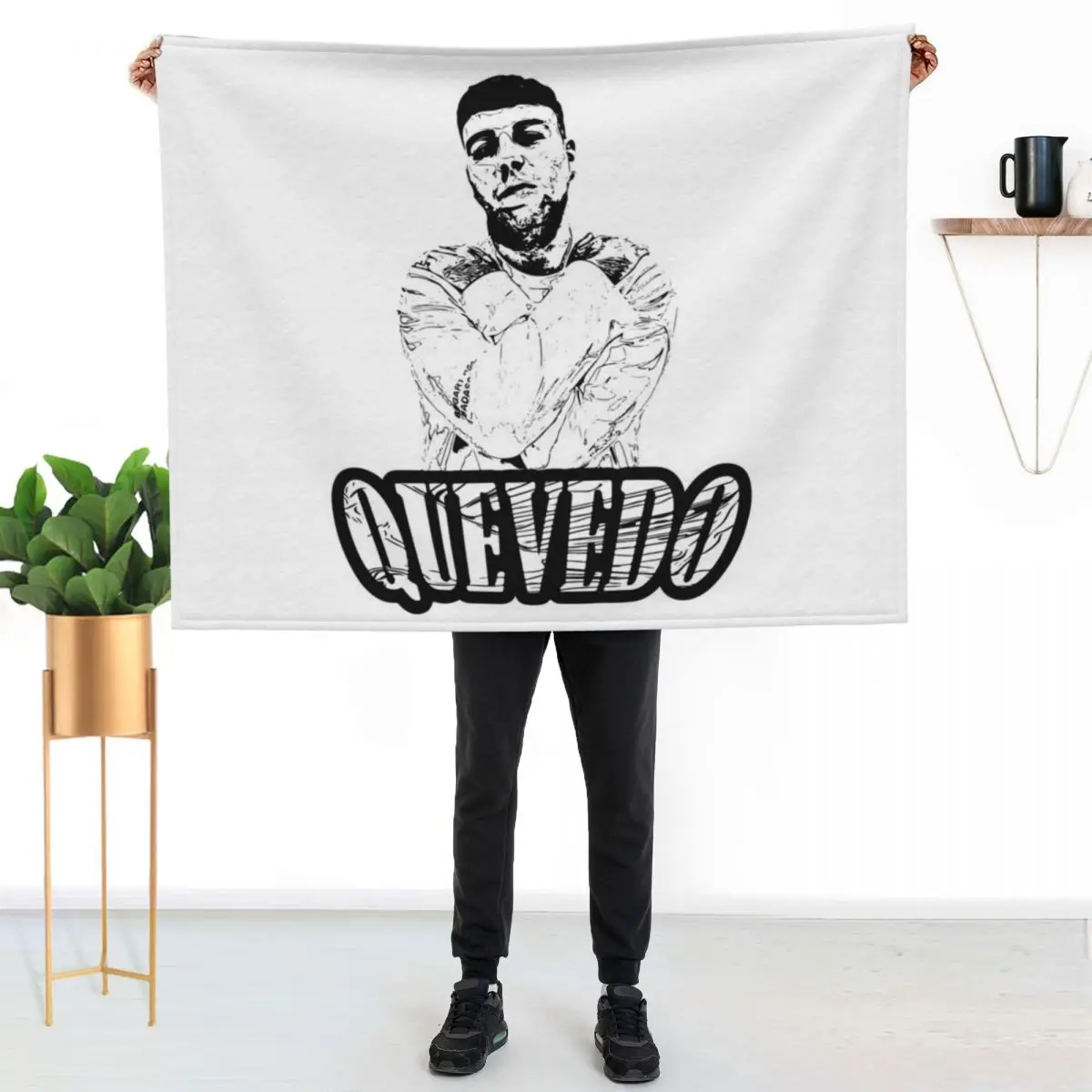 Quevedo Design Throw Blanket Multi Use Warm Blanket for Living Room Bedroom