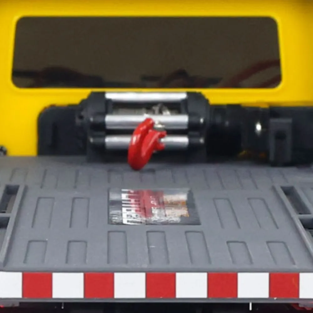 

US Sale RTR Flatbed Trailer 6WD RC Crawler 1/18 Off-Road Truck 2-Speed Lights Toy CR18P