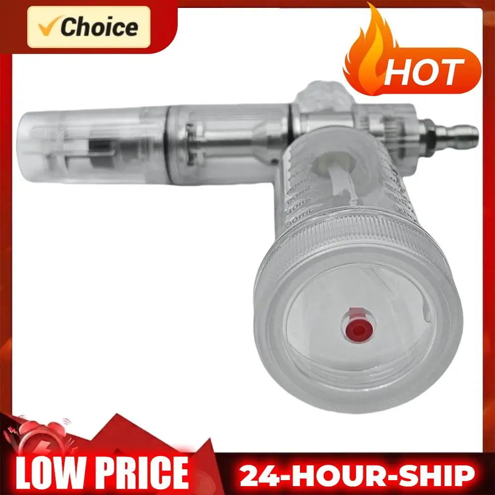 100ml Soap Foam Spray Bottle with 1/4 Inch Quick Connector 4500PSI Pressure Washer Gun Water Foam Pot Car Wash Accessories
