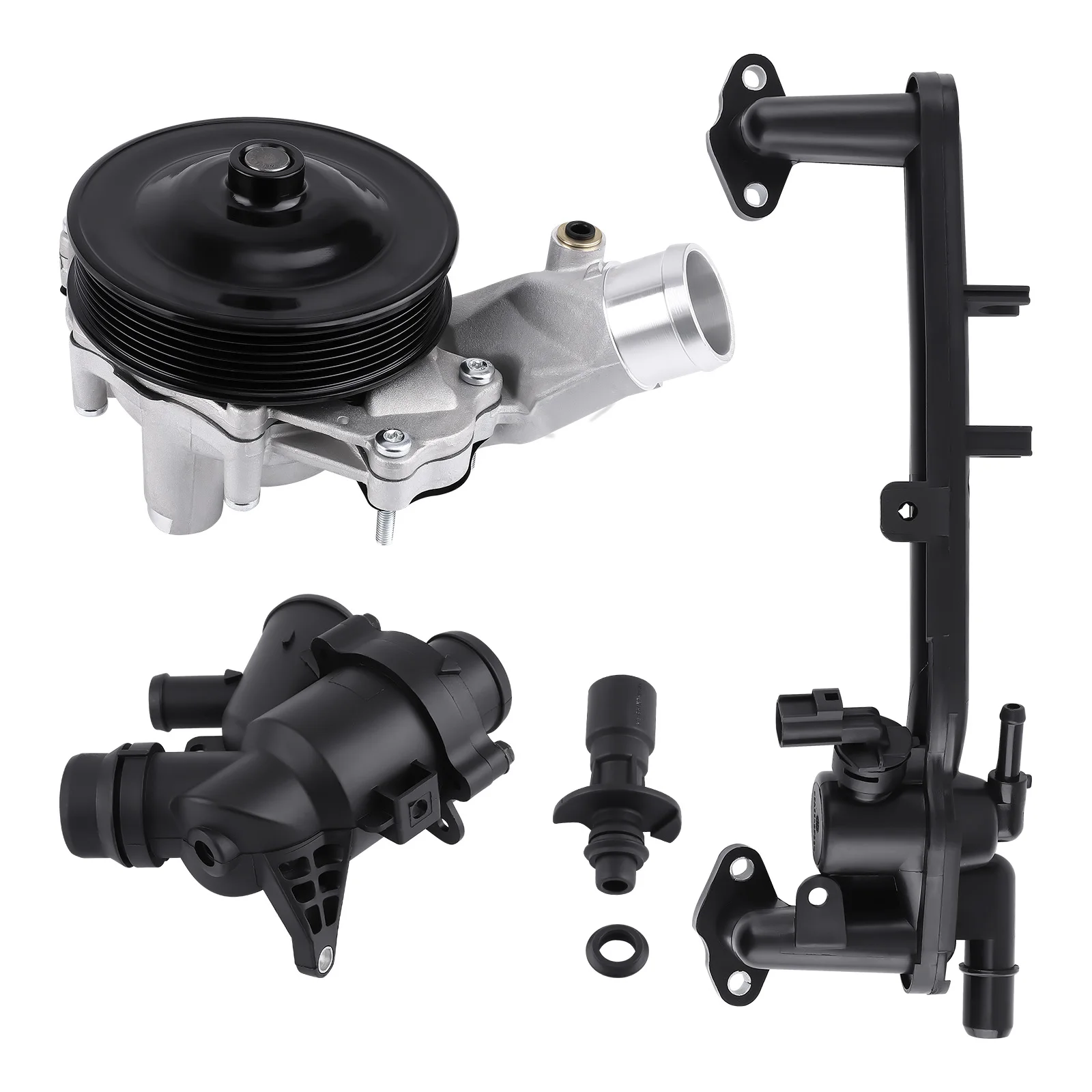 ปั๊มน้ําหล่อเย็นท่อเซนเซอร์เทอร์โมสําหรับ Land Rover LR4 2010-2016 LR 028136