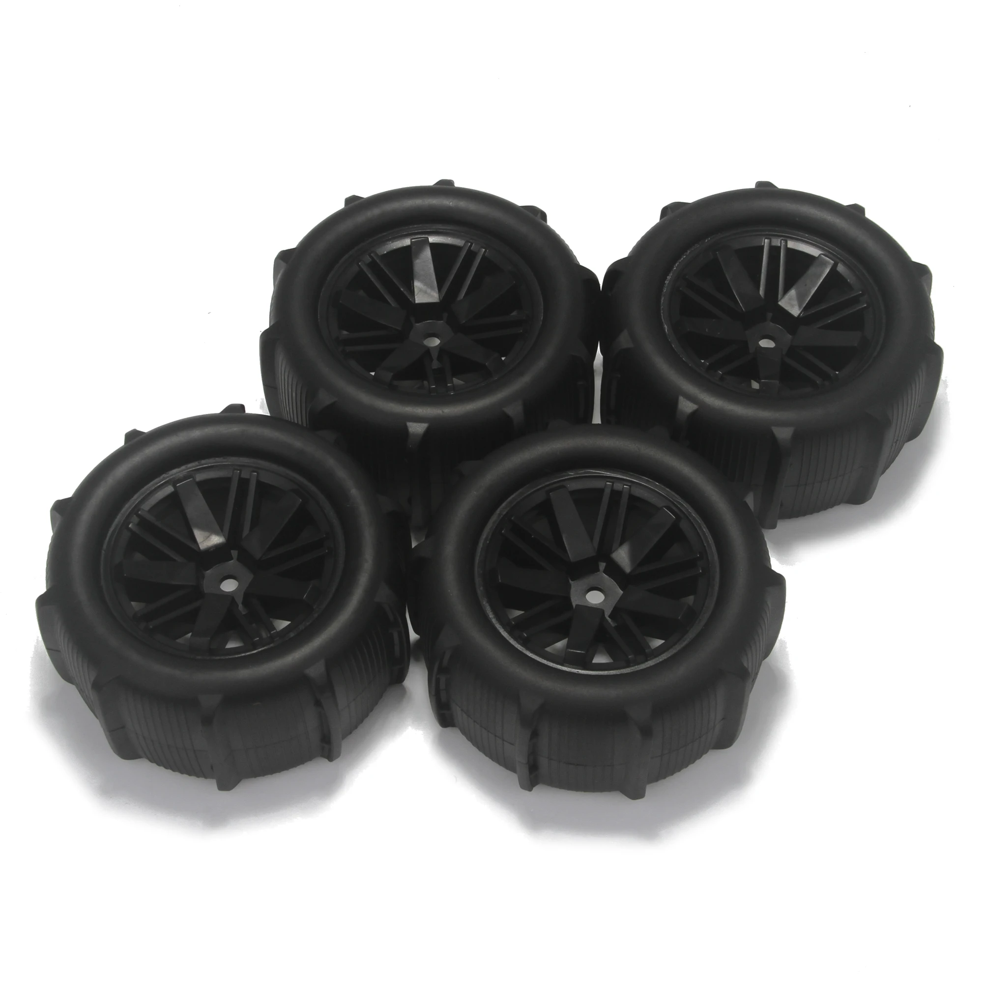 

81mm 12mm Hex Rubber Tyre Snow and Sand Mud Off-road Buggy Tires Wheel for Wltoys 144001 144010 HBX 16889 16890 SCY 16101 Pro