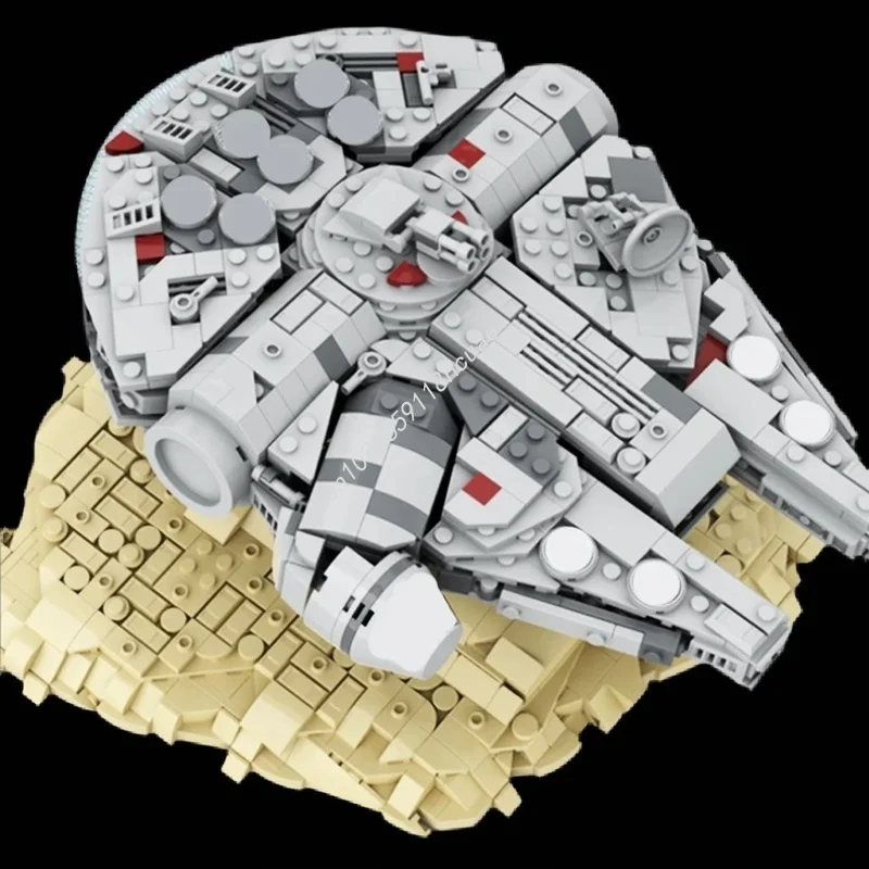 

553 шт. набор дисплеев MOC, звездная боевая модель, строительные блоки, архитектура, идея для рождественского подарка, образовательная кирпичная игрушка, детский день рождения