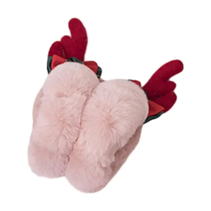 39BD Christmas Ear Warmers for Different Head Sizes Outdoor Winter Activities