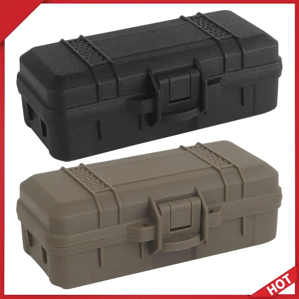 

Кейс для инструментов для выживания на природе с губчатым наполнителем, водонепроницаемый герметичный контейнер для хранения, ударопрочная коробка, аксессуары для активного отдыха