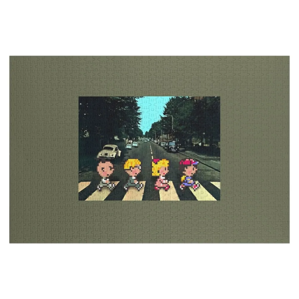 Earthbound Abbey Road \t Jigsaw Puzzle Custom Custom Photo Personalized Baby Toy Baby Wooden Puzzle