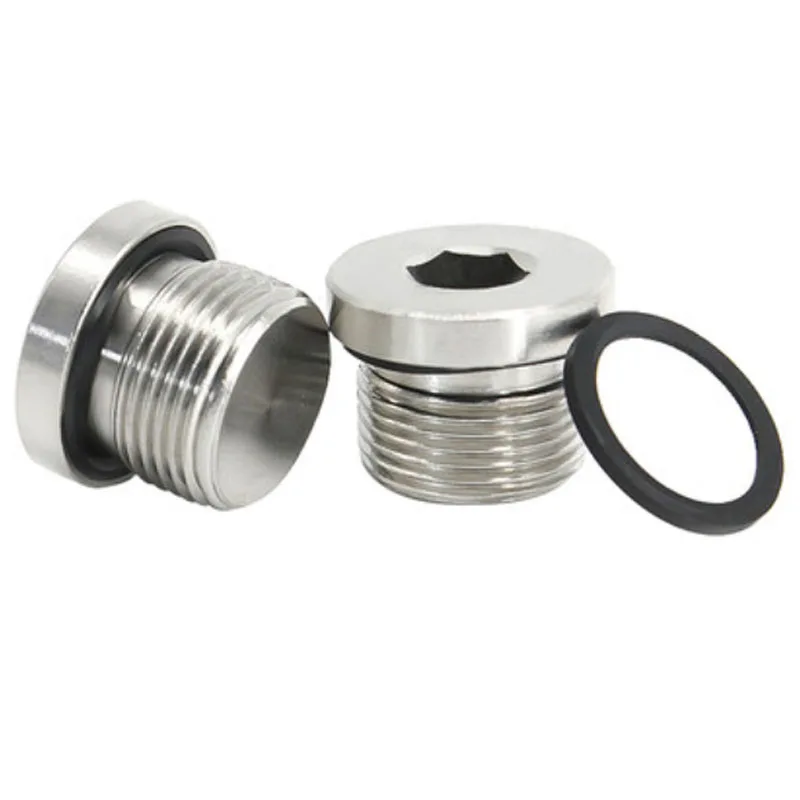 High-quality 304 Stainless Steel /Carbon steel Hex Socket End Cap ED Sealing Ring Flange Inner Hexagon Plug Oil Water Pipe