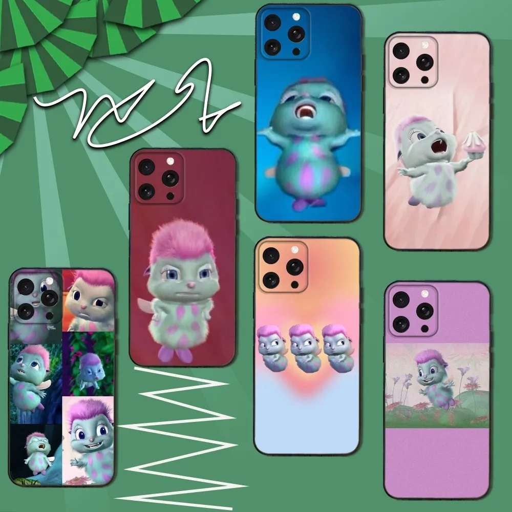 

Funny B-Bibble Meme Phone Case For iPhone 16e,16,15,14,13,12,11,Pro,X,XS,Max,XR,Plus,Mini Soft Black Cover