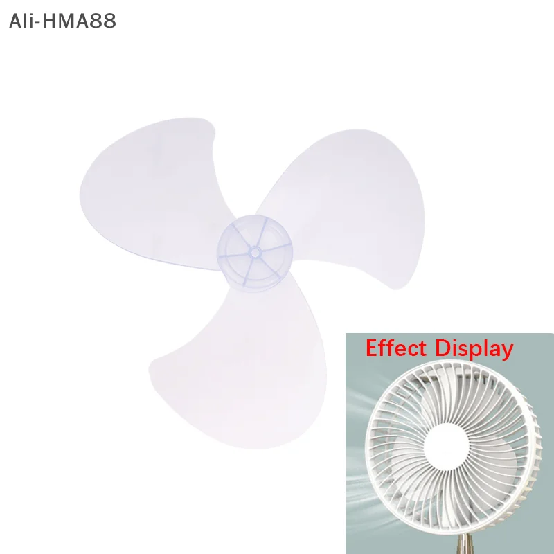 

14Inch 3 Leaves Plastic Fan Blade Household Electric Fan Standing Pedestal Fan Table Fanner Blade With Nut Cover