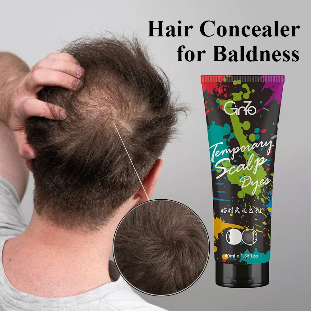 

Крем-маска для волос Ginzo Long-lasting - водостойкая и стойкая. Подходит для маскировки и коррекции седых волос на лбу.