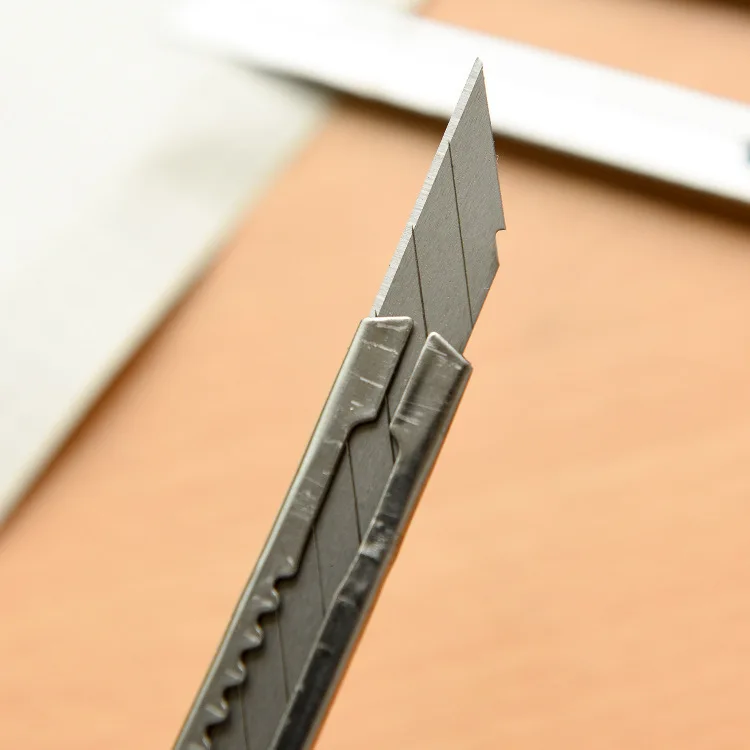 Art Knife Letter Opener Utility Knife Paper Office Knife Diy Cutter Stationery School Tools Paper Cutter 9mm Replacement Blade