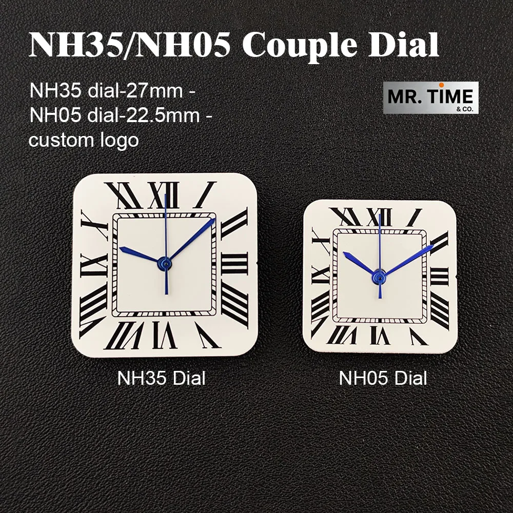 

НОВЫЙ циферблат NH05, циферблат NH35, циферблат для женских часов, циферблат для мужских часов, циферблат 22,5 мм с индивидуальным логотипом, подходит для механизма NH05, аксессуары для часов.