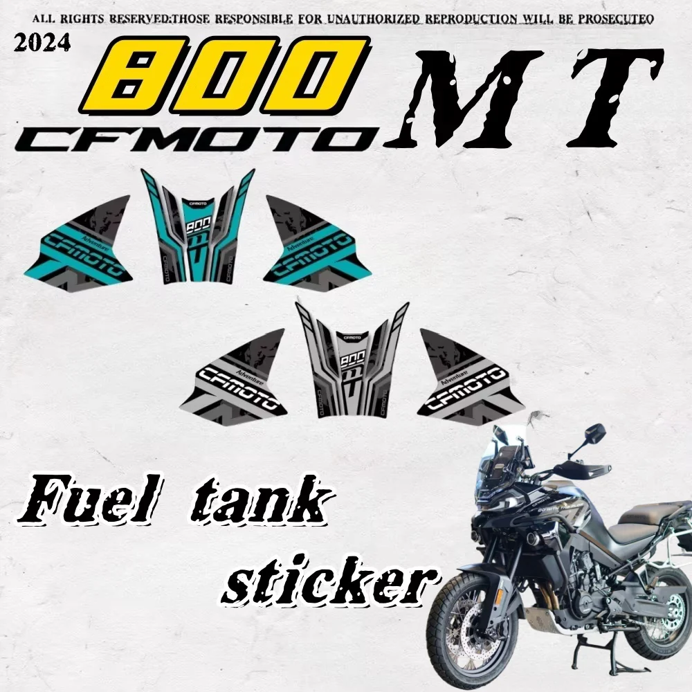 

Applicable to CFMOTO 800MT modified parts fuel tank stickers fishbone stickers decals stickers color decoration pull prints