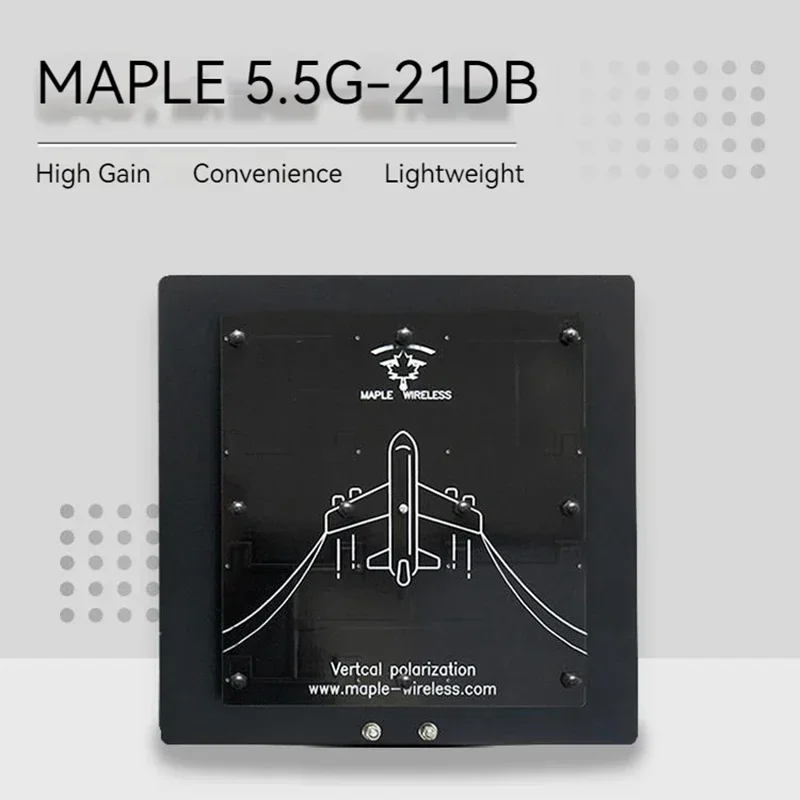 

Maple 5.5G Directional FPV Antenna 21dBi High Gain AAT Aviation Aluminum for SIYI HM30 Raspberry Pi HD Mapping RUSH SOLO Analog