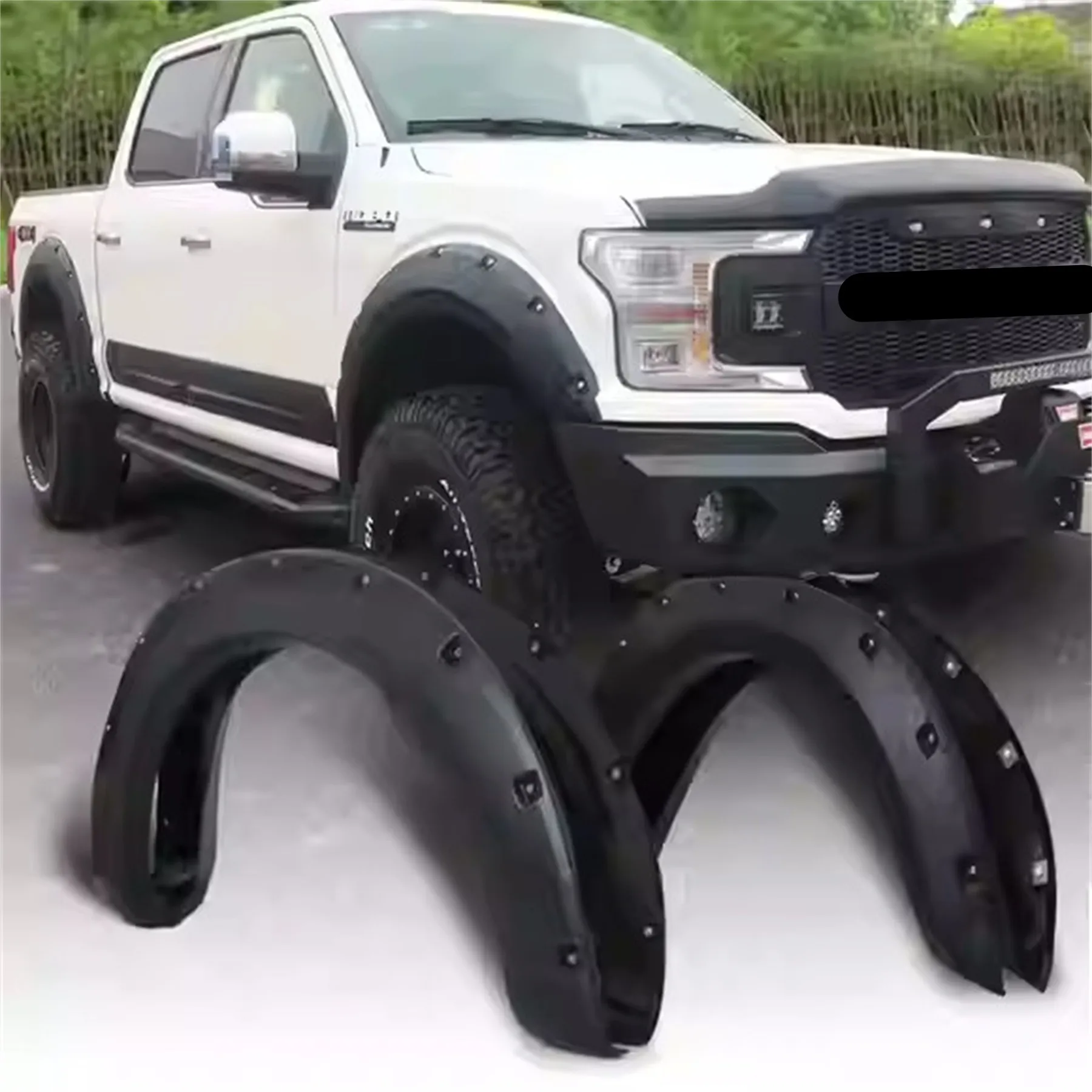 

Car Fender Flares Arch Wheel Eyebrow for Ford F150 18-19 Protector Mudguard Fender Wheel Protector Guard