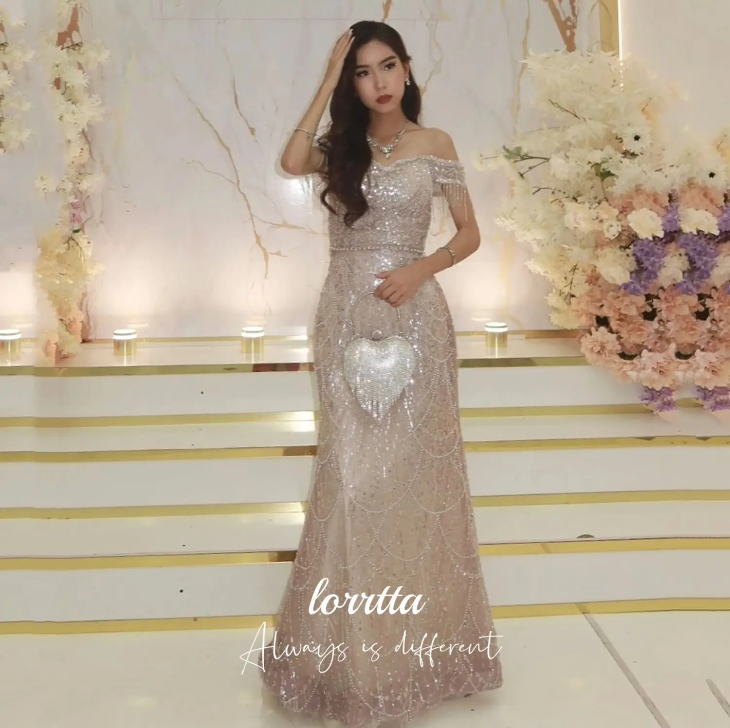 Lorrtta Vestido de fiesta personalizado Vestido de cumpleaños Vestidos de noche para ocasiones especiales Vestidos de fiesta de sirena Vestidos de noche Fiesta