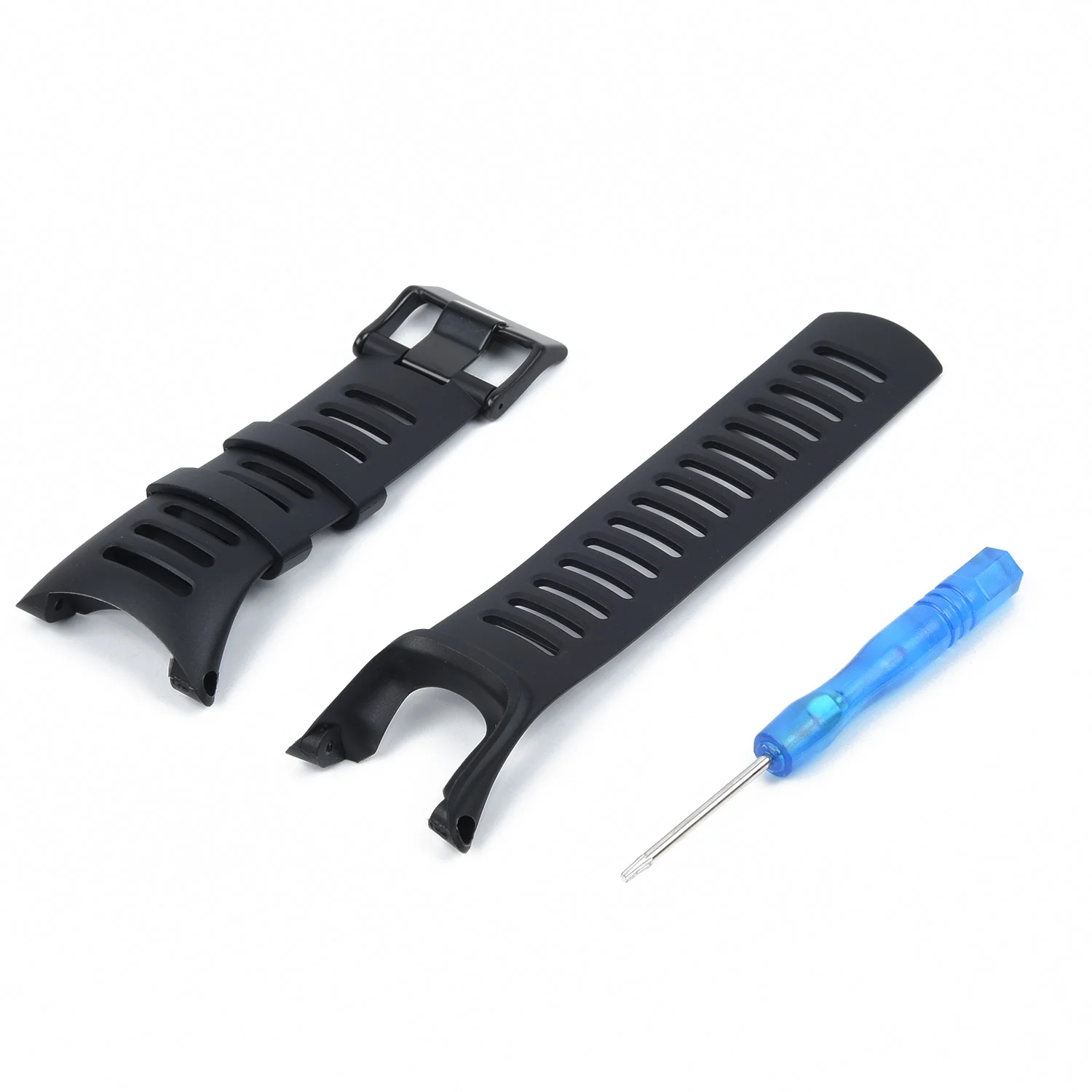 

Rubber Watch Strap Stainless steel clasp Screwdriver For SUUNTO Ambit2 S Ambit2 Red and Ambit3 Black High Quality