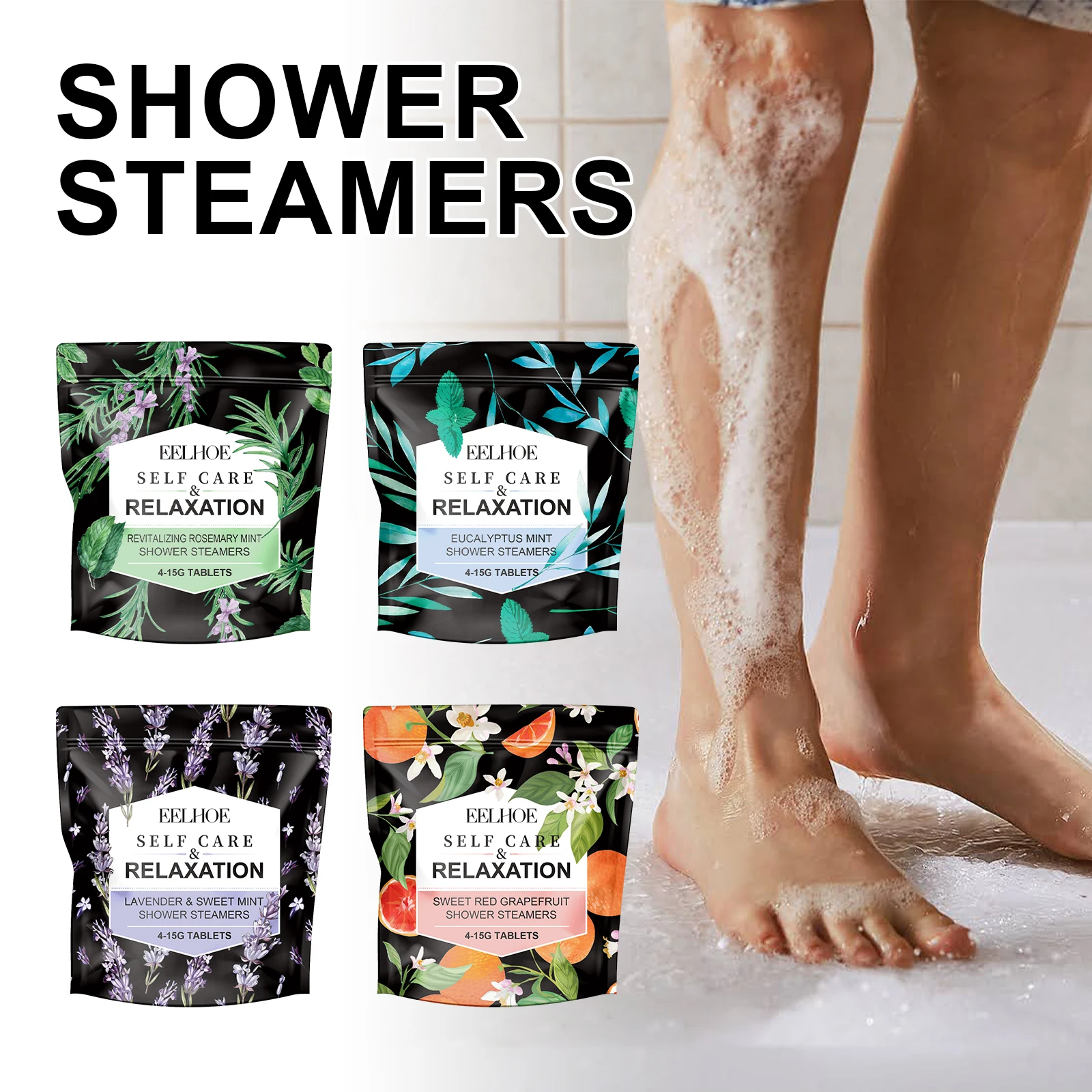 

Shower Steamers Aromatherapy Tablets Vapor Scent Spa Bathbombs For Fatigue Stress Relief Sleep Relax Refreshing Shower Steamers