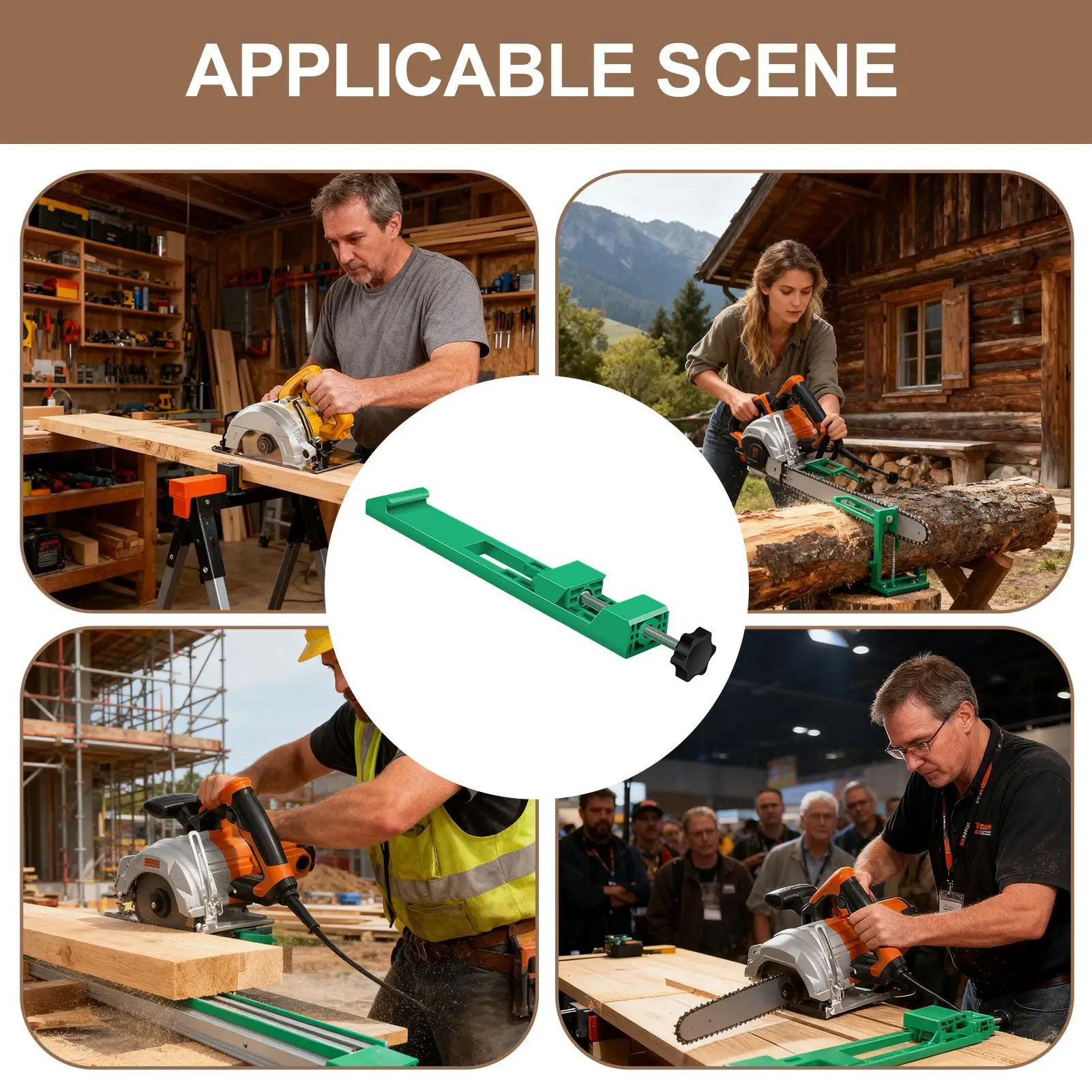 

High-quality Cutting Machine Base Circular Saw Guide Rail Tool for Measuring Machine Sawhorse Work Frame Stand Woodworking