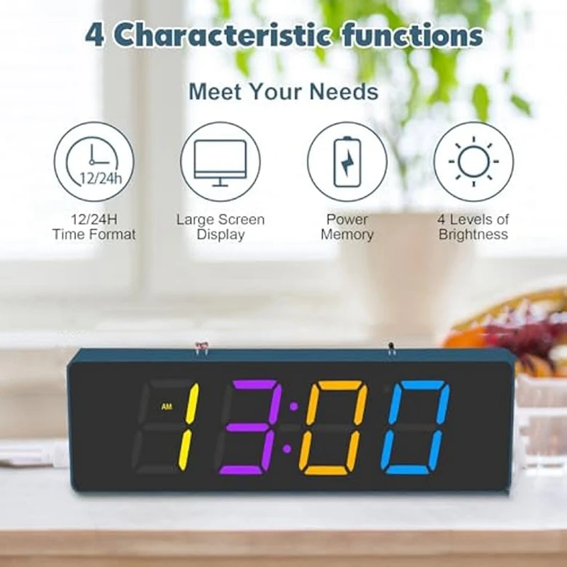 Kit de práctica de soldadura, reloj despertador Digital de 4 dígitos con modos de colores RGB, Diplay, Kit de Proyecto de soldadura de reloj DIY