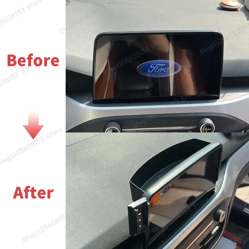 For Ford Fiesta Mk8 2017 2022 Car Phone Mount for 8 Inch GPS Navigation Holder Adjustable Auto Dashboard Stand Vehicle