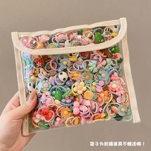 Elastische Nylon -Gummi -Cartoon -Haarbänder für Mädchen, Scunchies, elastisches Band, Haarzubehör, Großhandel, süßes Geschenk für Kinder 8 Hauptverkaufshaargroßhandel - №1