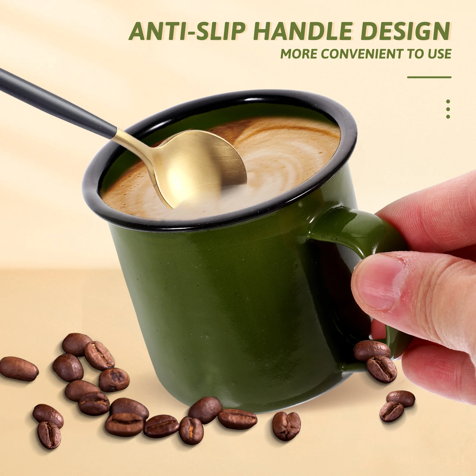 

Coffee Cup Vintage Milk Cup Multi-function Milk Mug Portable Coffee Mug Coffee Accessory