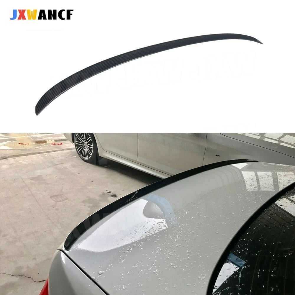 

JXWANCF задний спойлер багажника из углеродного волокна, крыло багажника, спойлер для BMW G30, 5 серии 530i 540i F90 M5, 4-дверный седан 2017-2021 FRP