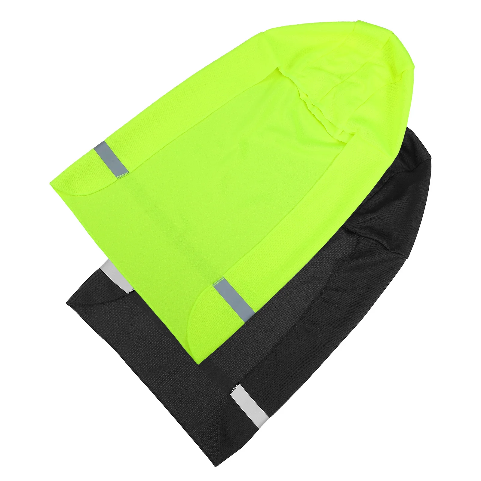 

2Pcs Cooling Sun Shade Cycling Cap with Reflective Stripe Neck Cover Breathable Lightweight Outdoor Hat for Cycling Hiking